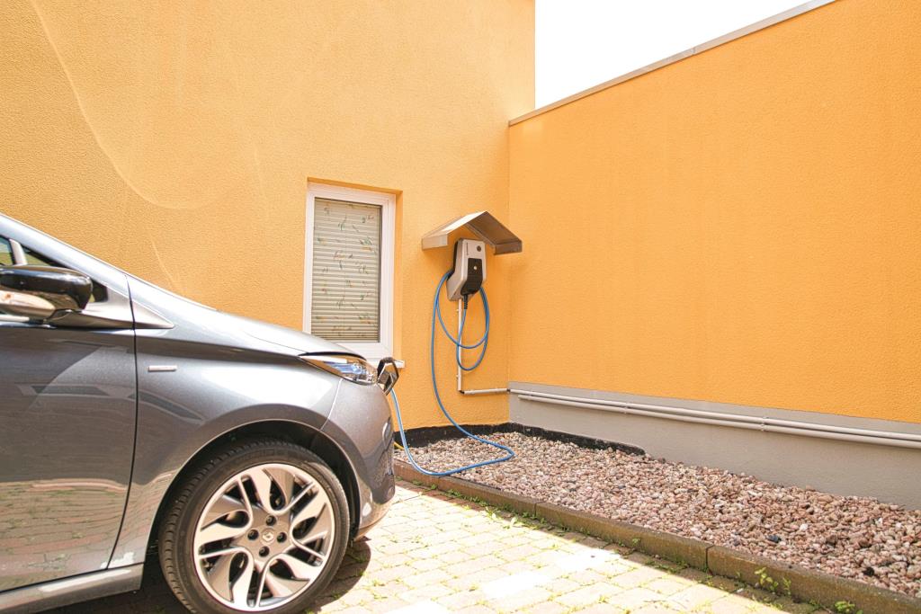 Wallbox im Hof