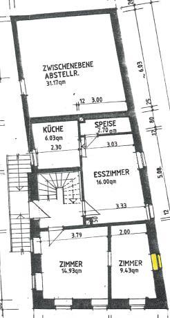 Grundriss Wohnhaus Hochpaterre