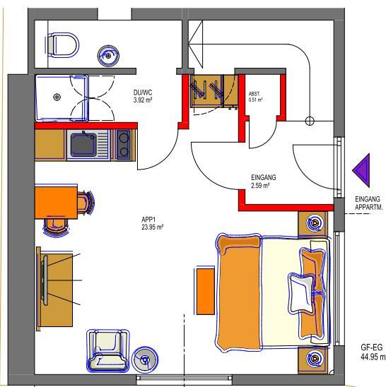 Gästehaus Apartment EG
